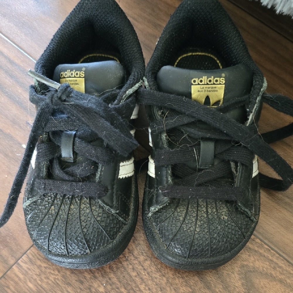 Adidas Kids Black Sneakers